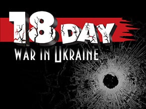 War in Ukraine 18th day (March 13, 2022).