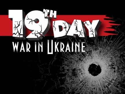 War in Ukraine 19th day (March 14, 2022).