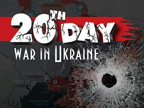 War in Ukraine 20th day (March 15, 2022).