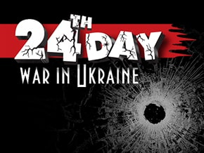 War in Ukraine 24th day (March 19, 2022).