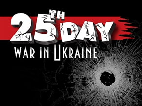 War in Ukraine 25th day (March 20, 2022).