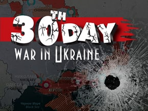 War in Ukraine 30th day (March 25, 2022).