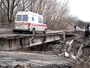 Fighting in the East of Ukraine in 2014