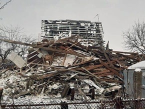 Shelling of a peaceful residential area in Kharkov - foto 04