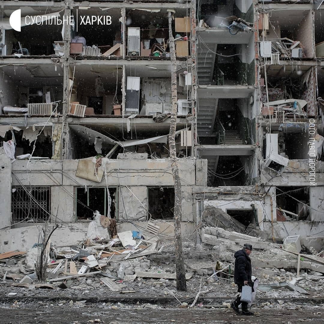 Shelling of a peaceful residential area in Kharkov - foto 12