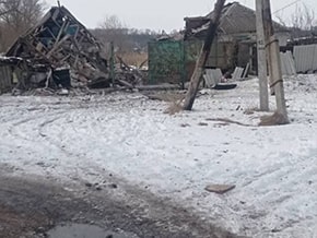 Shelling of the village of Zolochiv, Kharkiv region - foto 02