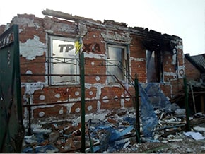 Shelling of the village of Zolochiv, Kharkiv region - foto 04