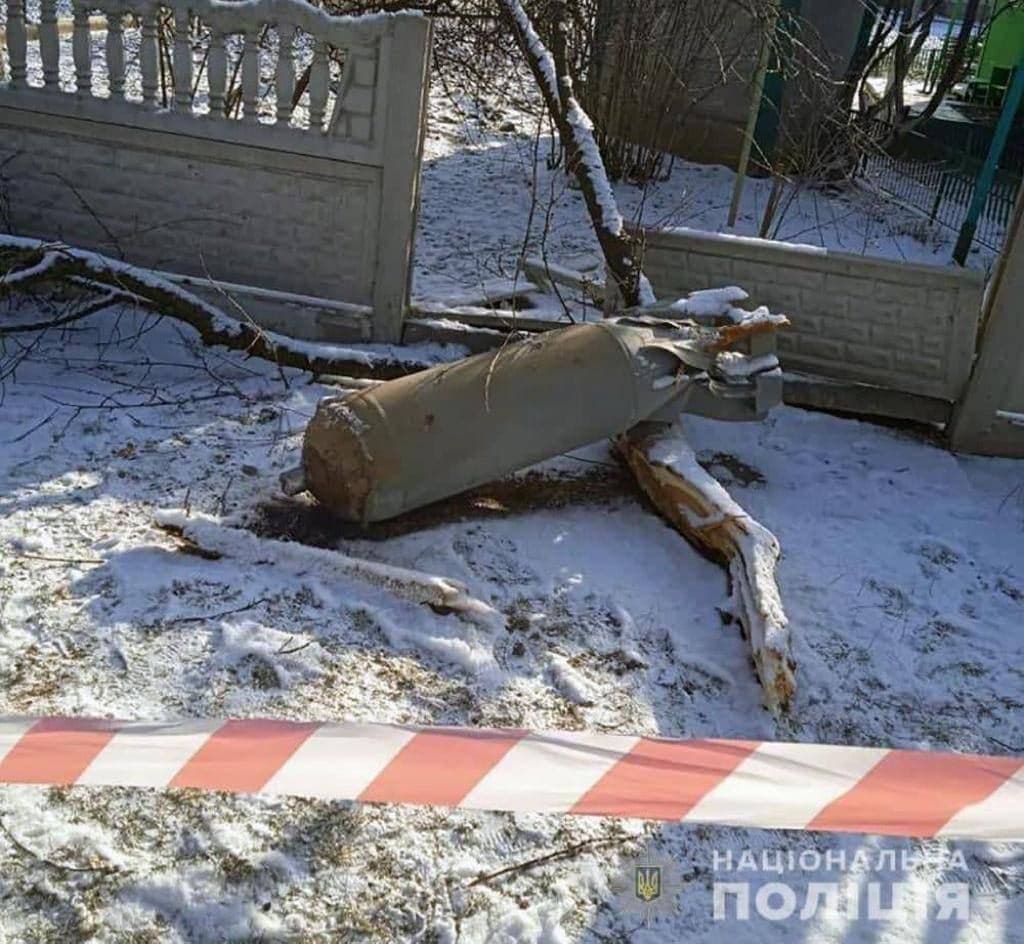 Bombs in a residential area village of Zhytomyr region - фото 01