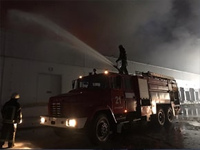 A warehouse of frozen products caught fire – foto 03
