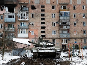 Russian invaders in the town of Volnovakha – foto 07