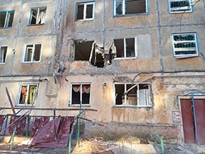 Vuhledar in Donetsk region after night shelling – foto 02