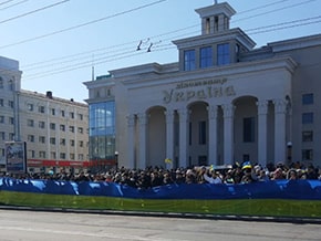 Rally on Freedom Square in occupied Kherson continues – foto 04