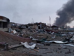 After a missile strike in the Lviv region on the Yavorivsky training ground – foto 01