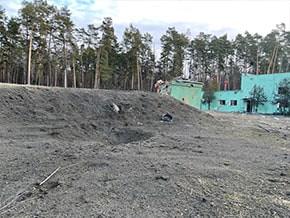 Destroyed pumping station in Chernihiv – photo 01