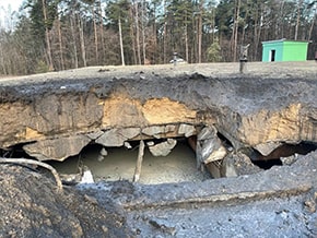 Destroyed pumping station in Chernihiv – photo 02