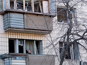 A result of the fall of fragments of a downed enemy rocket on Kurenevka – photo 07