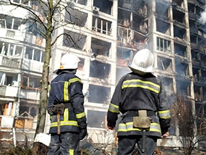 Consequences of today's attacks by the occupiers of residential buildings – photo 08