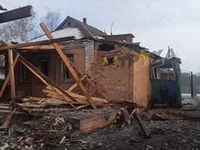 The village of Velyka Pisarevka, Sumy region after shelling – photo 02