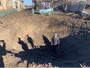 After shelling. The village of Novoyakovlevka, Zaporozhye region – photo 01