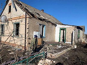 After shelling. The village of Novoyakovlevka, Zaporozhye region – photo 02