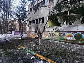 Russian shelling destroyed another kindergarten in Kharkov – photo 01