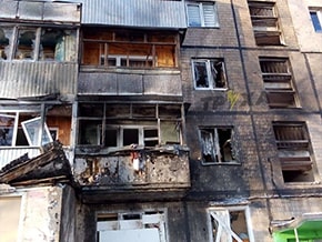 Kharkiv – a result of shelling – photo 01