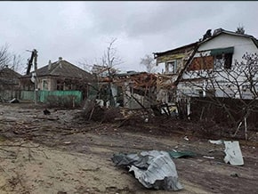 Section of the front Rubezhnoye and Popasnaya – after shelling – photo 04