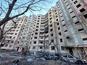 The Svyatoshinsky district of Kyiv – after shelling – photo 03