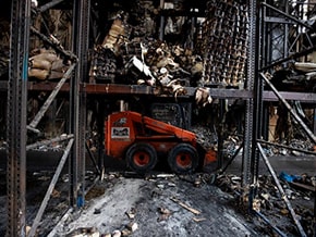 Food warehouse destroyed by shelling – photo 03