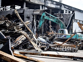 Food warehouse destroyed by shelling – photo 06